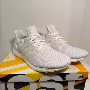 **NEW** Adidas Ultra Boost White/White Sneakers